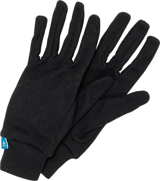 Odlo active warm kids handschoen - zwart - maat l