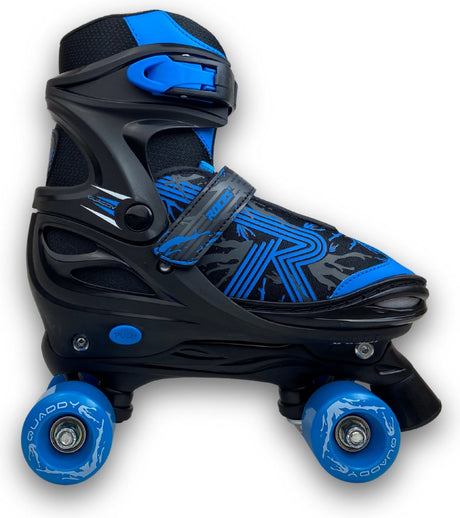 Wrotki quaddy 3.0 czarno niebieskie 38-41