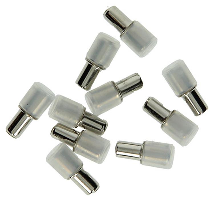 Mack 1013702 - 10 wsporników do półek szklanych ø 5 mm | 5 sztuk