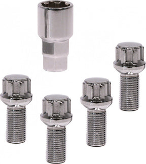 Carpoint wiel slotbouten set m14x1,5x26mm type g conisch