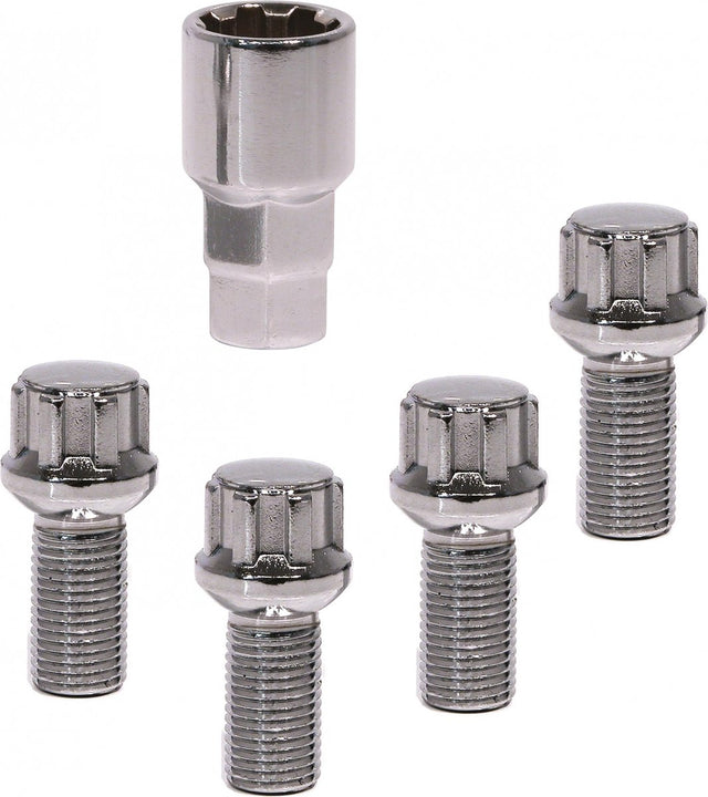 Carpoint wiel slotbouten set m14x1,5x26mm type g conisch