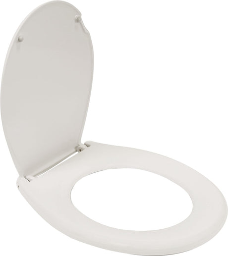 Plieger kadett toiletbril - universele vorm wc bril - duroplast - wit - met deksel - kunststof bevestiging