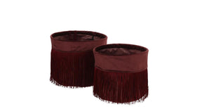 Romy pot paars set van 2 - h26xd30cm