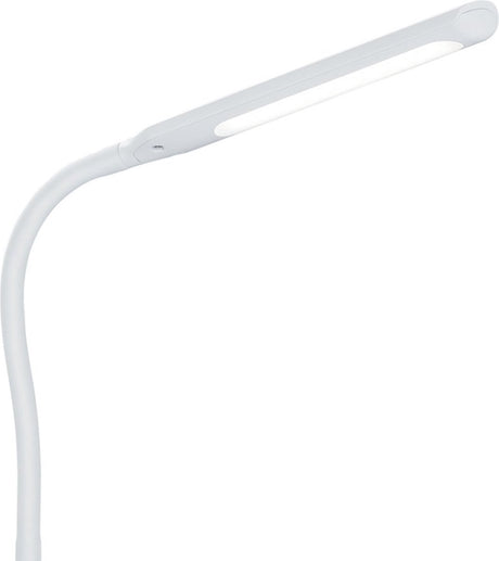 Trio polo – lampa stołowa – lampa biurkowa – biały mat – w komplecie. 1x SMD 5 W - regulowana barwa światła - 4-stopniowy dotyk - elastyczny