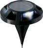 Grundig grondspot - solar - ø 12 cm - 3x led - zwart