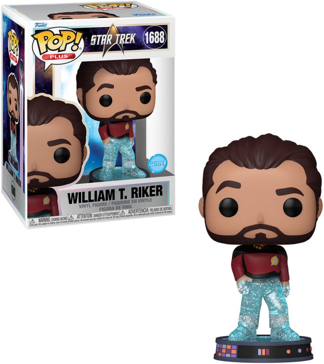 Funko-pop! Star Trek – William T. riker (transporter) (brokat) #1688