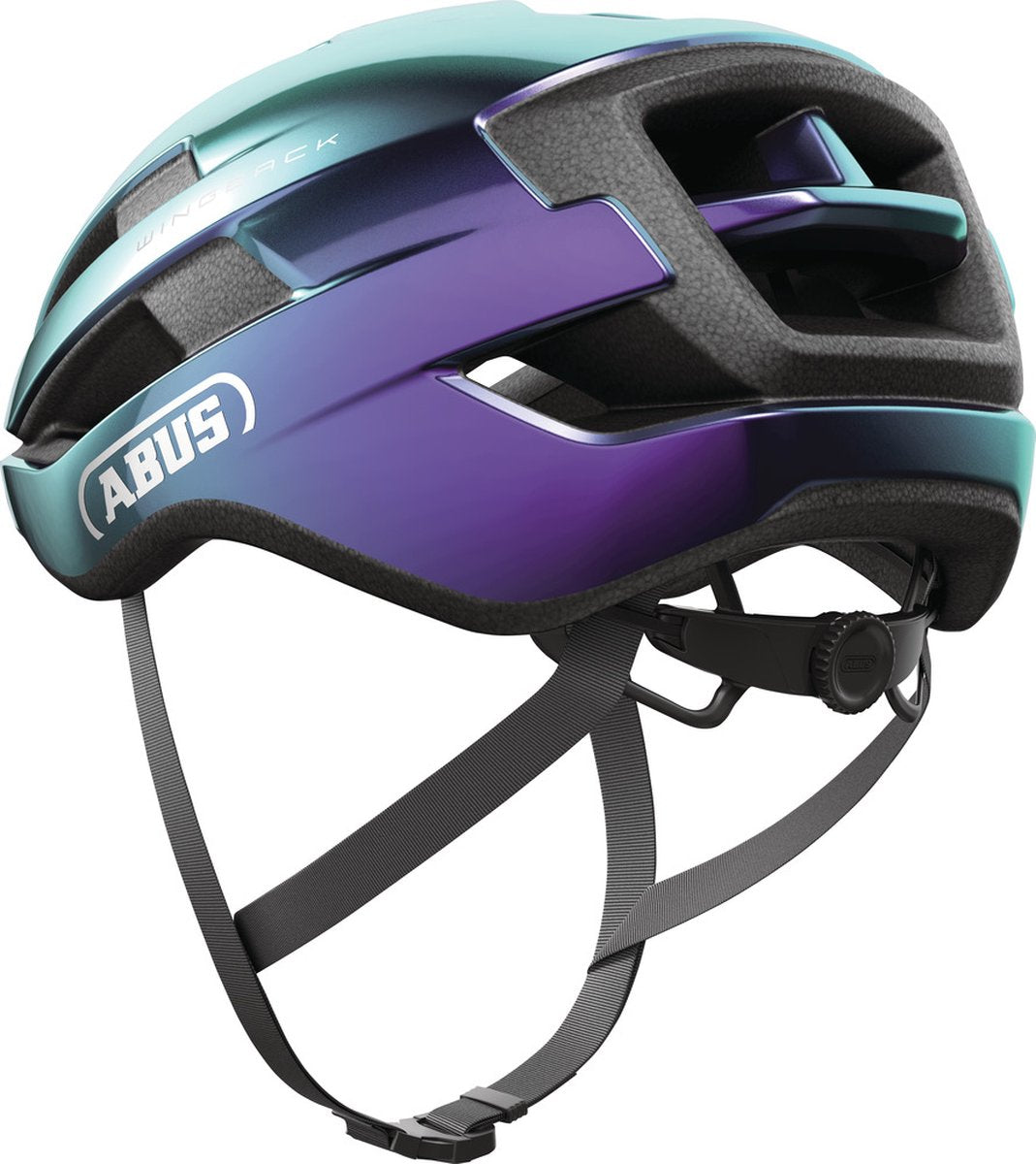 Kask rowerowy Abus Wingback flip flop fioletowy s - 51-55 cm - fioletowy - odpowiedni do stosowania na rowerach wyścigowych - rowerach szutrowych - 230 g