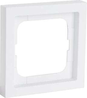 Busch-jaeger future linear afdekraam - inbouw - 1-voudig - verticaal horizontaal - mat wit