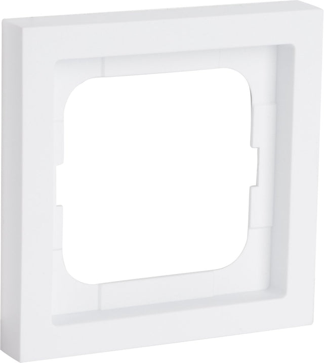 Busch-jaeger future linear afdekraam - inbouw - 1-voudig - verticaal horizontaal - mat wit