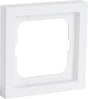 Busch-jaeger future linear afdekraam - inbouw - 1-voudig - verticaal horizontaal - mat wit