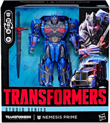 Hasbro Transformers: Ostatni rycerz z serii Studio Lider klasy Figurka Nemesis Prime Figurka o średnicy 22 cm