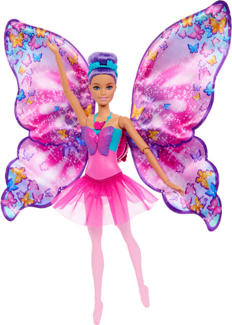 Tańcząca i trzepocząca lalka Barbie – magiczne skrzydła motyla