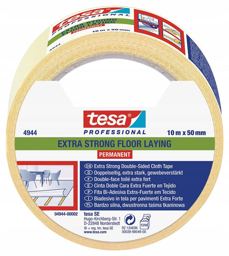 Taśma dywanowa Tesa - ® - bardzo mocna - 10m x 50mm - klej gumowy