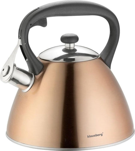 Czajnik z gwizdkiem Klausberg kb-7209 - 3l - stal nierdzewna - wszystkie źródła ciepła