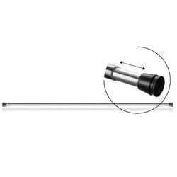 Zasłona prysznicowa biały chrom 70 120cm