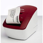 Drukarka etykiet Brother QL-600 czerwona