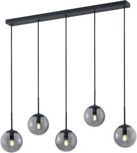 Trio balini – lampa wisząca – antracyt – nie dotyczy 5x e14 28w
