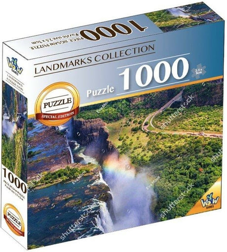 Puzzle Braet Zabytki Świata - Wodospady Wiktorii 1000szt