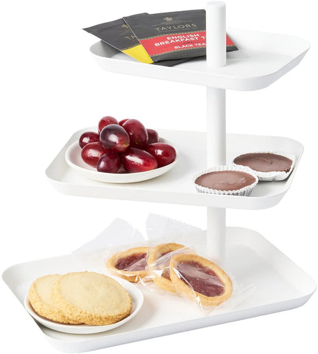 Yamazaki etagere 3-warstwowa - wieża - biała
