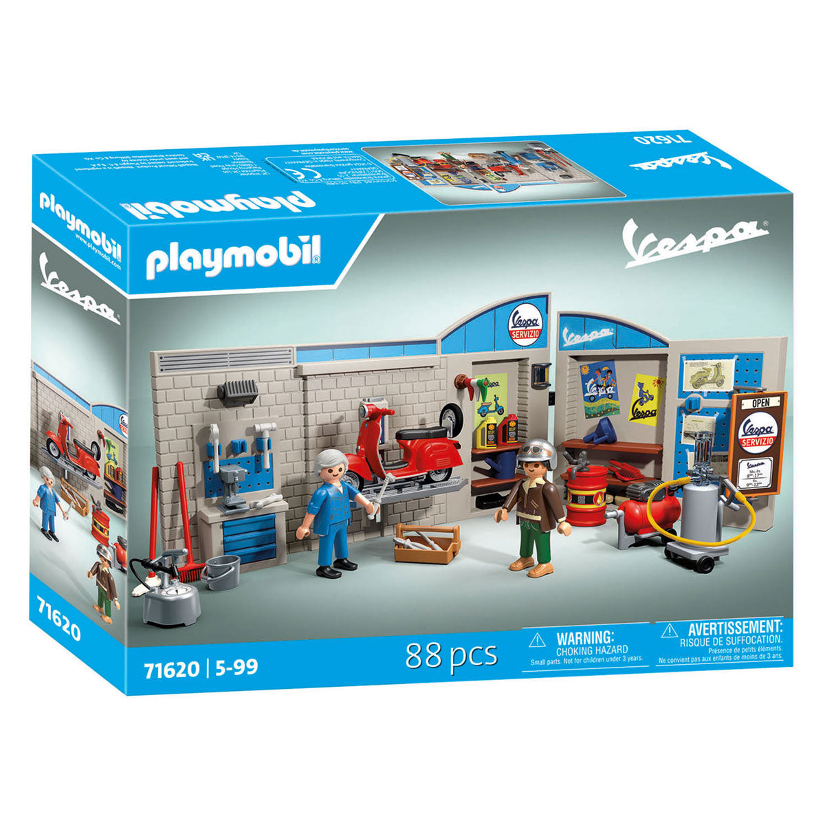Garaż Playmobil Vespa z lat 60. - 71621