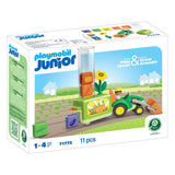 Playmobil junior: traktor z ładną sadzarką - 71773