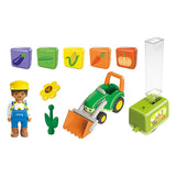 Playmobil junior: traktor z ładną sadzarką - 71773