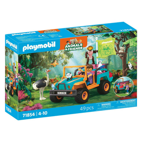 Kolorowy pojazd terenowy Playmobil Animals Friends - 71855