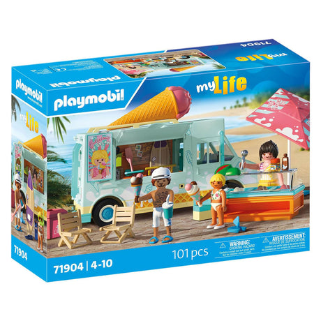 Playmobil my life ciężarówka z lodami i sklepem surfingowym - 71905