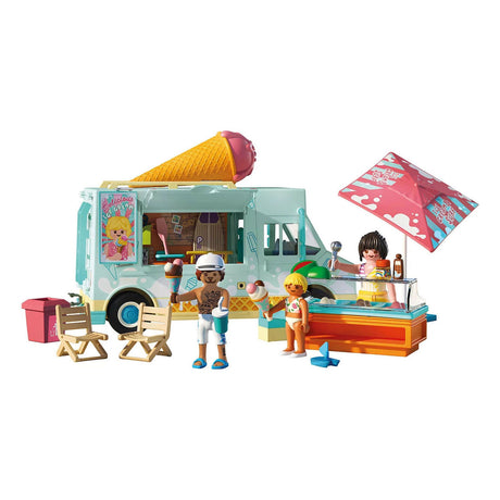 Playmobil my life ciężarówka z lodami i sklepem surfingowym - 71905