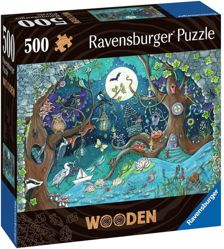 Drewniane puzzle Ravensburger fantasy 500