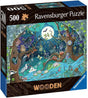 Drewniane puzzle Ravensburger fantasy 500