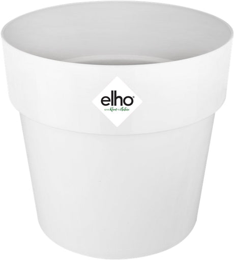 Elho b.for original rond 14 - bloempot voor binnen - 100% gerecycled plastic - ø 13.7 x h 12.5 cm - wit