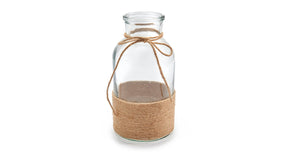 Rope jar ø10x20cm, neck ø5cm