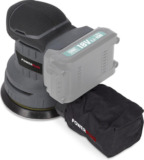 Szlifierka mimośrodowa Powerplus Powerplus powerb4010 - 18v, papier ścierny ᴓ125mm - 20000min-1 - bez akumulatora i ładowarki, z 1 szt.