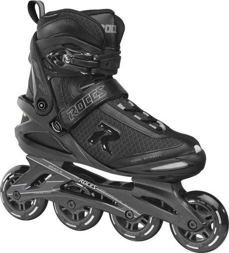 Rolki inline Icon Soft Boot męskie 80 mm 82A czarne, rozmiar 45