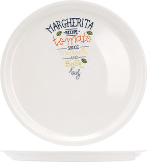 Cosy trendy pizzabord gedecoreerd - ø 30cm
