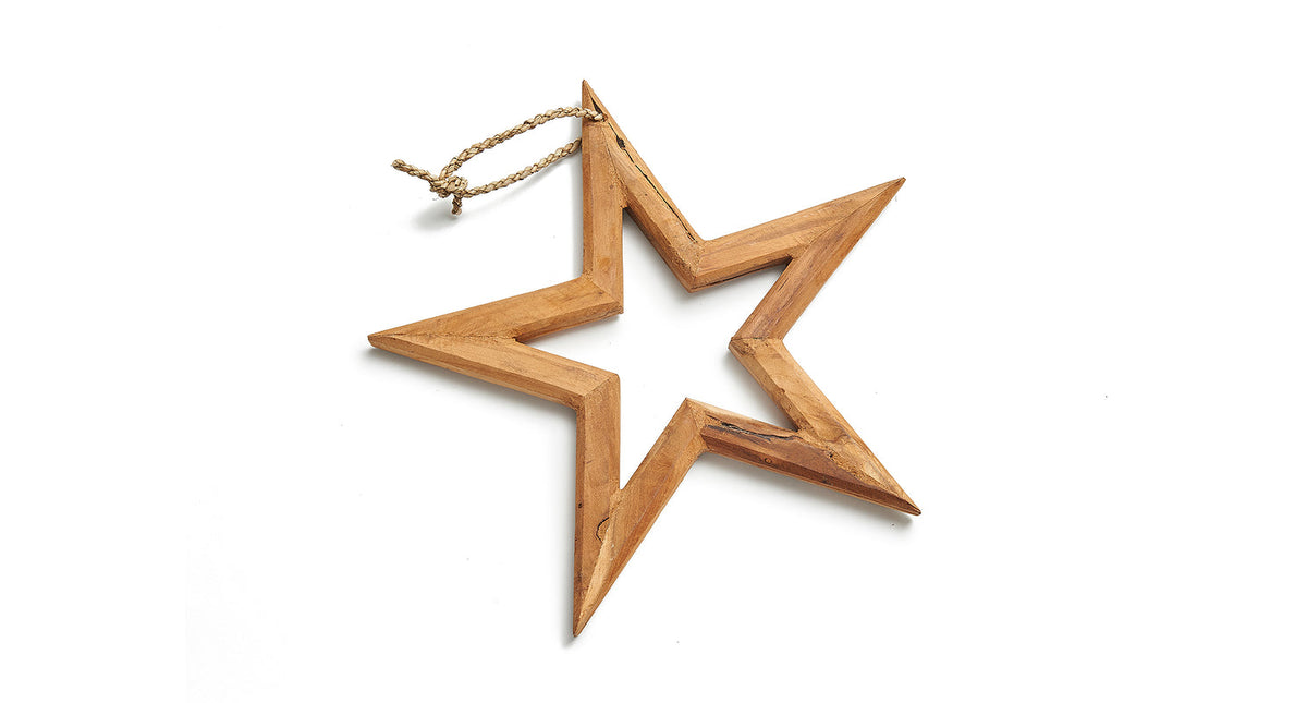 Teak star 50cm