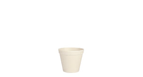 Orion pot rond creme - h9,5xd11cm