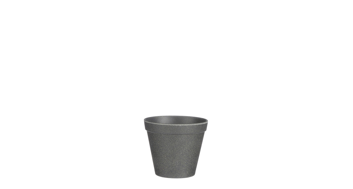 Orion pot rond d.grijs - h9,5xd11cm