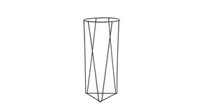 Orion plantenstandaard zwart - h40xd18cm