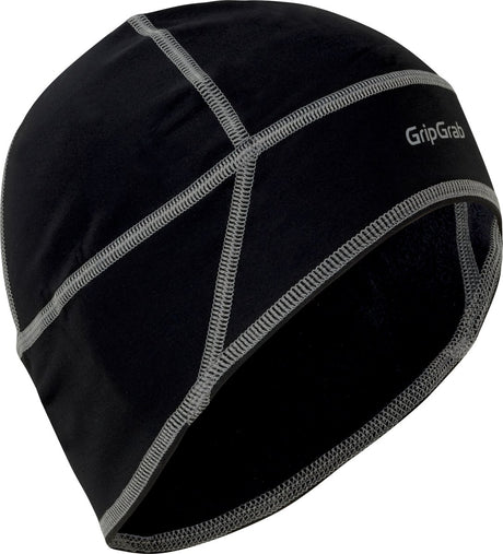 Gripgrab - termo wiosenny kask jesienny czapka rowerowa z czaszką - czarny - unisex - rozmiar L