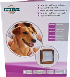 Drzwi dla psa Petsafe 755 - średni - brązowy przezroczysty