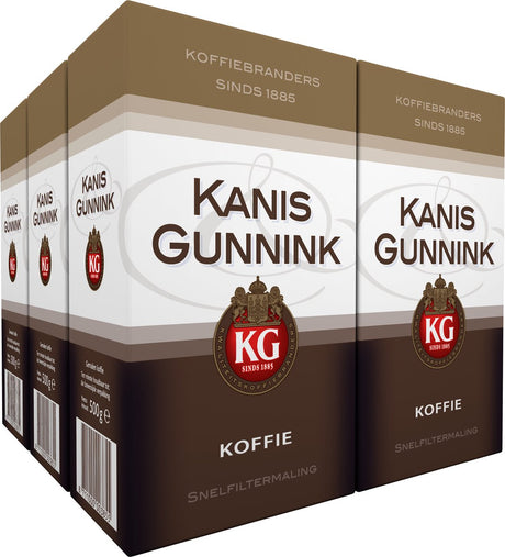 Kawa Kanis Gunnink zwykła filtrowana - 6 x 500 gramów
