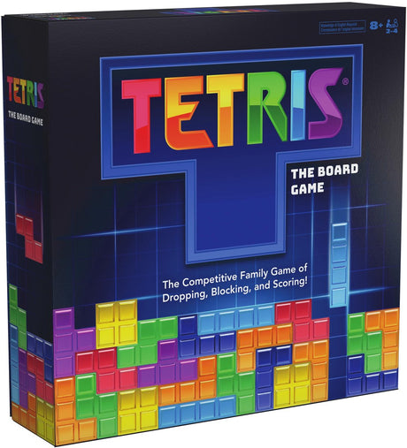 Mistrzowskie gry spinowe - tetris - gra planszowa - 2-4 graczy - tetris