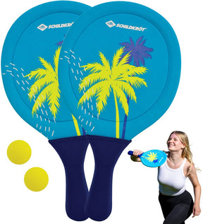 Schildkrot schildkröt - beach paddle set - 2 rackets en 2 ballen
