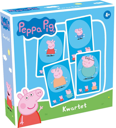 Taktyka kwartet świnki Peppy – gra karciana – gra dla dzieci – od 4 lat – 2-4 graczy