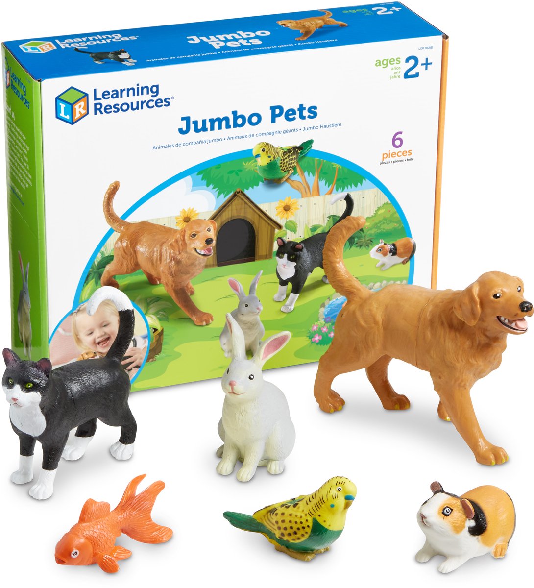 Materiały do nauki Jumbo Pets – figurki do zabawy – 2+