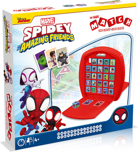 Zwycięskie ruchy Spidey Friends - gra planszowa - mecz o najważniejsze atuty - wielojęzyczna