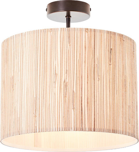 Genialna wimea - lampa sufitowa - beżowo - czarna