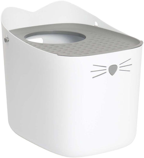 Kuweta Catit Cat It z wejściem od góry – nowoczesna kuweta ładowana od góry z pokrywą zapobiegającą śledzeniu i bezszwową konstrukcją – 52×41×47,5 cm